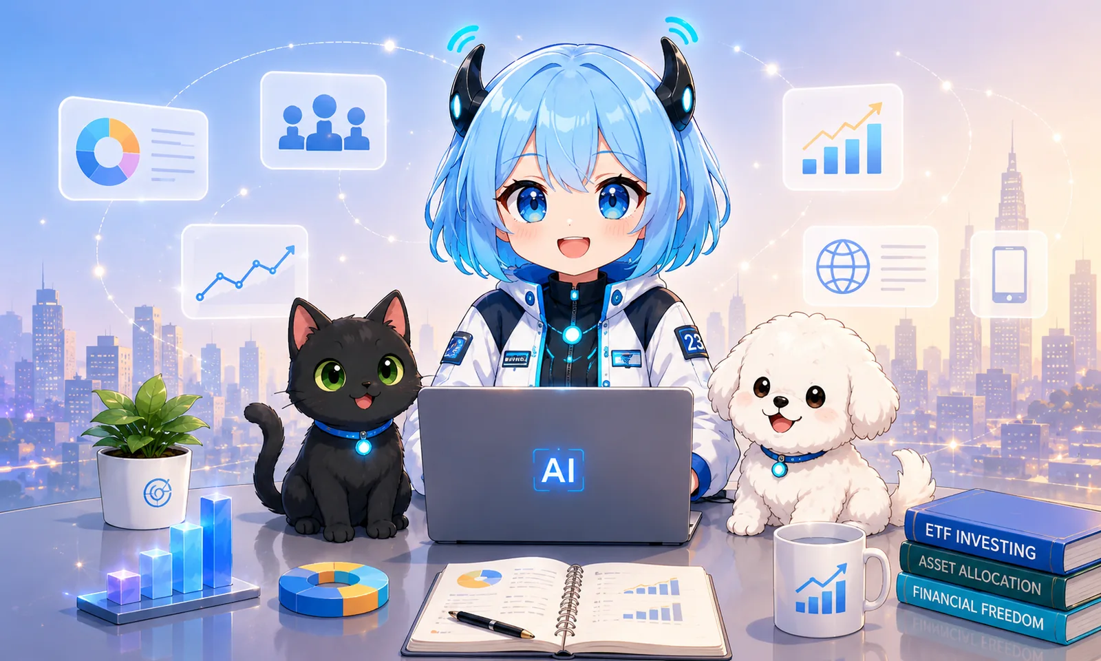 有土伯理財品牌創作者形象示意圖